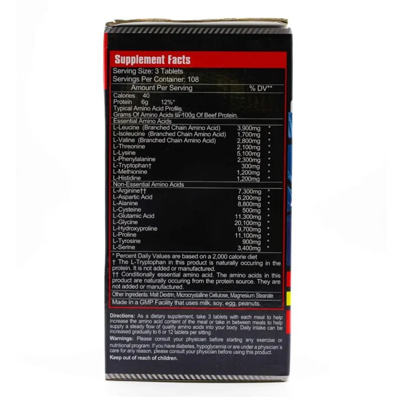 نقد و بررسی محصول آمینو بیف مگا اسپورت Mega Sport Beef Amino آمینو بیف مگا اسپورت (MEGA SPORT BEEF AMINO) یک مکمل تخصصی حاوی آمینواسیدهای شاخهدار (BCAA) و پروتئینهای پیشهضمشده از گوشت گاو است که به طور ویژه برای حمایت از رشد عضلات، افزایش ریکاوری و بهبود عملکرد ورزشی طراحی شده است. این محصول فاقد چربی و کلسترول بوده و به آسانی در بدن جذب و تبدیل به انرژی میشود، بنابراین گزینهای ایدهآل برای کسانی است که میخواهند حجم عضلانی سالم و بدون چربی را افزایش دهند. مگا اسپورت بیف آمینو با 3900 میلیگرم ال لوسین، 1700 میلیگرم ال ایزولوسین و 2800 میلیگرم ال والین در هر سروینگ، به طور موثری جلوی تجزیه عضلات را گرفته و به حفظ توده عضلانی در دورههای تمرینی سخت و رژیمهای کاهشی کمک میکند. این آمینو اسیدهای شاخهدار در تقویت قدرت بدنی، افزایش استقامت و کاهش خستگی عضلانی نقشی کلیدی دارند. از طرفی، این مکمل برای افرادی که به دنبال افزایش انرژی، بهبود خلق و خو و کاهش استرس هستند نیز مفید است و با ترکیبات با کیفیت و فرمولاسیون پیشرفته، جذب سریع و زیستسازگاری بالا را تضمین میکند. این محصول مناسب افرادی است که میخواهند بهترین نتیجه را از برنامههای ورزشی و رژیمی خود بگیرند. ویژگیهای عمومی محصول ویژگی توضیحات نوع مکمل قرص آمینو اسید (تبلت) تعداد ۳۲۵ عدد (۱۰۸ سروینگ) کشور سازنده آمریکا شرکت سازنده MEGA SPORT نوع پروتئین پروتئین گوشت گاو پیشهضم شده کاربرد اصلی افزایش عضلهسازی، ریکاوری سریع، حفظ عضلات مناسب برای ورزشکاران قدرتی و استقامتی، افرادی با سبک زندگی فعال جدول ترکیبات آمینو بیف مگا اسپورت (هر سروینگ = 6 قرص) ترکیب مقدار پروتئین 60 میلیگرم ال لوسین (BCAA) 3900 میلیگرم ال ایزولوسین (BCAA) 1700 میلیگرم ال والین (BCAA) 2800 میلیگرم سایر ترکیبات دکسترین مالت، سلولز میکروکریستالی، استئارات منیزیم زمانبندی و نحوه مصرف آمینو بیف مگا اسپورت روزانه 3 قرص همراه با وعدههای غذایی مصرف شود یا بین وعدهها برای تأمین آمینواسیدهای مورد نیاز بدن. میتوان مقدار مصرف را به تدریج تا 6 یا 12 قرص در روز افزایش داد. مصرف این مکمل همراه با آب کافی توصیه میشود. برای افزایش اثر، میتوانید این محصول را همراه با پروتئین وی و BCAA مصرف کنید. هشدارها و موارد منع مصرف پیش از مصرف، در صورت داشتن بیماری خاص یا مصرف دارو، با پزشک مشورت نمایید. مصرف برای بانوان باردار، شیرده و افراد زیر 18 سال توصیه نمیشود. بیش از مقدار توصیه شده مصرف نکنید. در صورت بروز حساسیت یا عوارض جانبی، مصرف را قطع کرده و پزشک را مطلع سازید. سوالات متداول 1. آمینو بیف مگا اسپورت چیست و چه کاربردی دارد؟ یک مکمل پروتئینی از گوشت گاو برای افزایش عضلهسازی، ریکاوری و حفظ عضلات در ورزشکاران. 2. چند قرص در روز باید مصرف کنم؟ روزانه حداقل 3 قرص با وعدههای غذایی، قابل افزایش تا 12 قرص بنا به نیاز. 3. آیا این محصول کلسترول دارد؟ خیر، فاقد چربی و کلسترول است. 4. مناسب چه افرادی است؟ ورزشکاران قدرتی، افرادی با سبک زندگی فعال و کسانی که در رژیم کات هستند. 5. آیا میتوان آن را با مکملهای دیگر ترکیب کرد؟ بله، به ویژه همراه با پروتئین وی و کراتین اثربخشی بهتری دارد. جدول مقایسه با محصولات مشابه ویژگی Mega Sport Beef Amino Optimum Nutrition BCAA MuscleTech Amino Build تعداد سروینگ 108 60 90 نوع محصول تبلت پودر پودر مقدار BCAA هر سروینگ 8400 میلیگرم (6 قرص) 7000 میلیگرم 6000 میلیگرم کشور سازنده آمریکا آمریکا آمریکا فاقد چربی و کلسترول بله بله خیر مناسب برای ورزشکاران و افراد فعال ورزشکاران حرفهای ورزشکاران حرفهای نحوه ترکیب برای اهداف مختلف حجم و عضلهسازی: مصرف منظم روزانه همراه با پروتئین وی و کراتین. ریکاوری سریع: تاکید روی مصرف پس از تمرین و بین وعدهها. استفاده روزانه: تقسیم دوز در طول روز برای تأمین آمینواسیدهای مورد نیاز. خرید آمینو بیف مگا اسپورت Mega Sport Beef Amino در ایران ساپلیمنت آمینو بیف مگا اسپورت Mega Sport Beef Amino، مکملی مطمئن و باکیفیت برای حمایت از عضلهسازی و افزایش انرژی شماست. اگر به دنبال محصولی با جذب سریع، بدون چربی و کلسترول و اثرگذاری بالا هستید، این مکمل انتخاب هوشمندانه شماست. همین حالا از ایران ساپلیمنت سفارش دهید و با قدرت تمرین کنید! برای ثبت سفارش و دریافت مشاوره رایگان جهت خرید و اطلاع از قیمت آمینو بیف مگا اسپورت با پشتیبانی ما در تلگرام و واتساپ در تماس باشید: